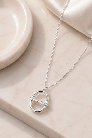 Collar - Plata y circones