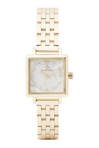 Reloj de cuarzo de aleación - Dorado