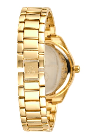 Reloj de cuarzo de metal aleado - Dorado
