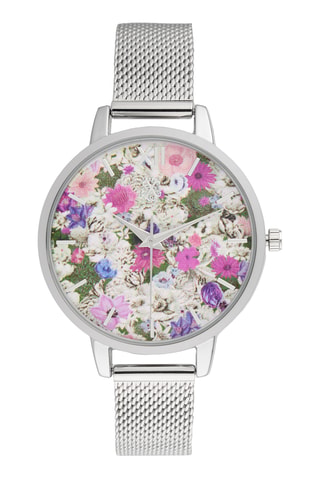 Montre à quartz en acier - Argenté