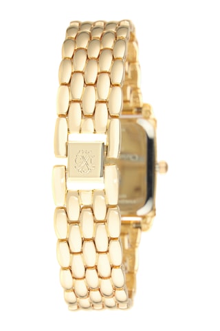 Reloj de cuarzo de metal aleado - Dorado