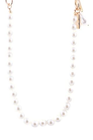 Collar - Blanco y dorado