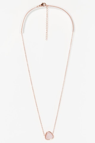 Collar - Cuarzo rosa