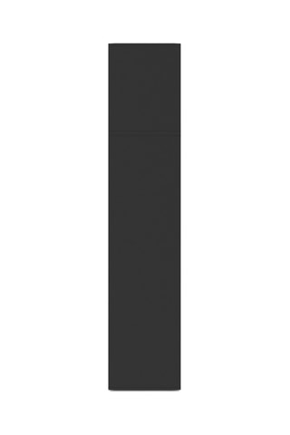 Etagère bibliothèque Paulette 11 compartiments bois et noire 143 cm