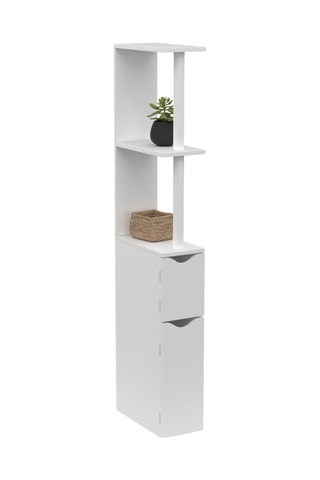 Meuble WC 2 portes - 15,2 x 118 x 29,8 cm