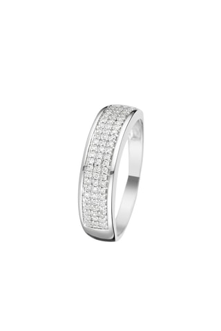 Alliance Joli tour de diamants - Or blanc et diamants