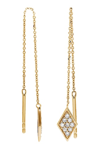 Boucles d'oreilles Radieuse - Or jaune et diamants