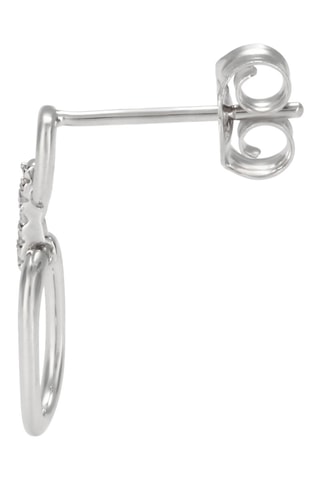 Boucles d'oreilles Arte - Or blanc et diamants