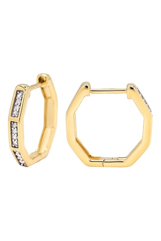 Boucles d'oreilles - Or jaune et diamants