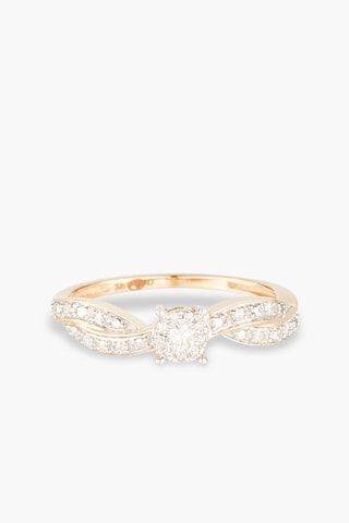 Solitaire Eclat Joli - Or jaune et diamants