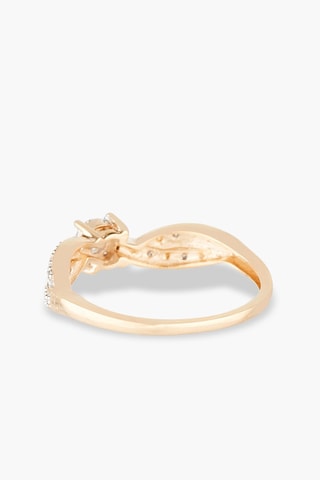 Solitaire Eclat Joli - Or jaune et diamants