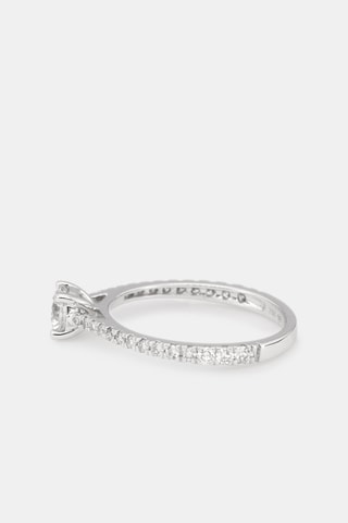 Solitaire Royal - Or blanc et diamants