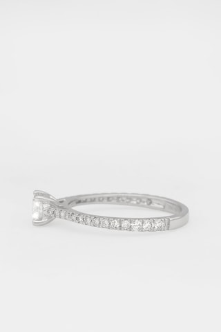 Solitaire Royal - Or blanc et diamants