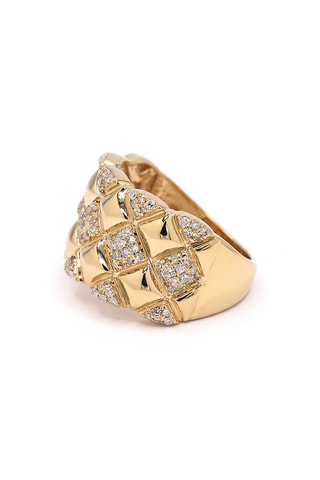 Bague La Royale - Or jaune et diamants