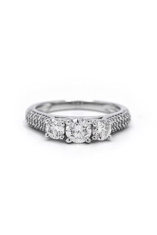 Bague Aveline - Or blanc et diamants