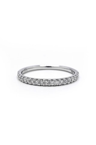 Bague - Or blanc et diamants