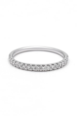 Bague - Or blanc et diamants