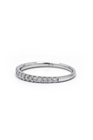 Bague - Or blanc et diamants