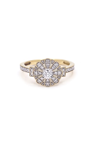 Bague - Or jaune et diamants