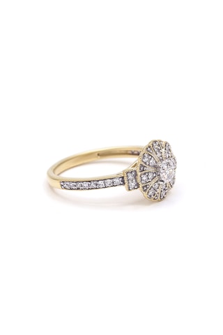 Bague - Or jaune et diamants