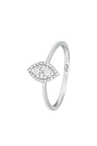 Bague Itzer - Or blanc et diamants