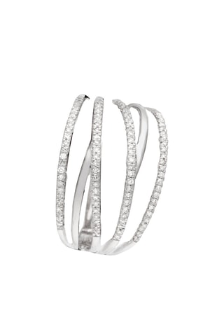 Bague Hélène - Or blanc et diamants
