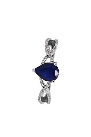 Bague San Diego - Or blanc et diamants