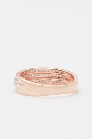 Bague - Or rose et diamants