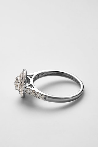 Bague Ghalia - Or blanc et diamants