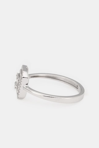 Bague Miroir - Or blanc et diamants