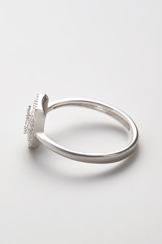 Bague Miroir - Or blanc et diamants