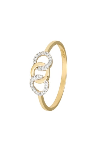 Bague - Or jaune et diamants