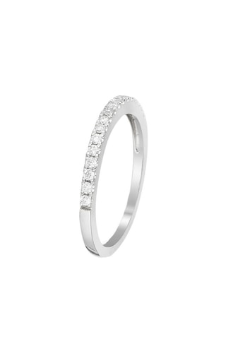Bague Tour de diamants - Or blanc et diamants