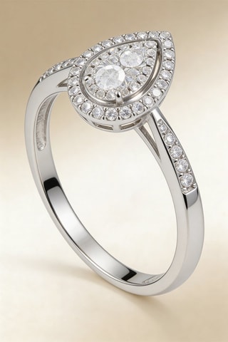 Bague diamants Assa - Or blanc et diamants