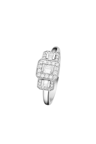 Bague Les princesses - Or blanc et diamants
