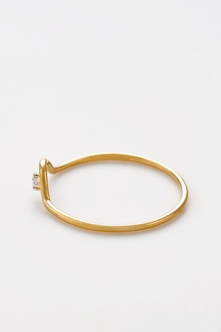 Bague Pudeur - Or jaune et diamant