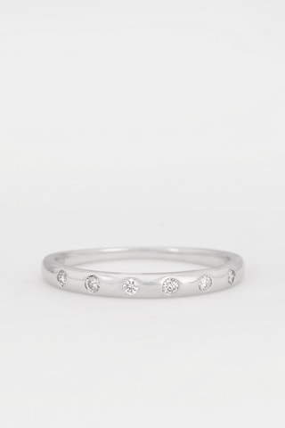 Bague Manaus - Or blanc et diamants 0,1 carat