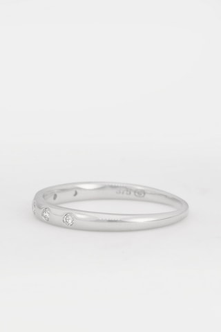 Bague Manaus - Or blanc et diamants 0,1 carat