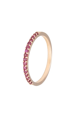 Bague Solitaire Pure - Or rose et diamant