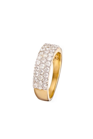 Bague Joli Pavage - Or jaune et diamants