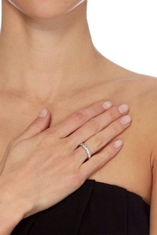 Bague Tour complet Duchesse - Or blanc et diamants