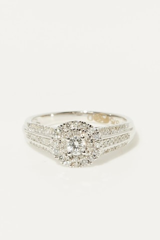Bague Ivar - Or blanc et diamants