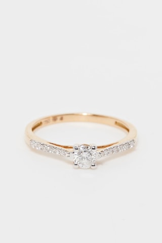 Bague Dis-moi oui - Or jaune et diamants