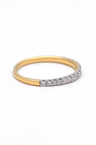 Bague - Or jaune et diamants