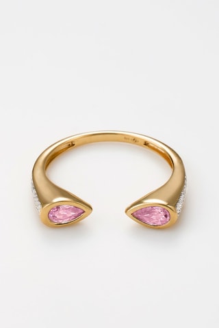 Bague Zya - Or jaune, diamants et saphirs