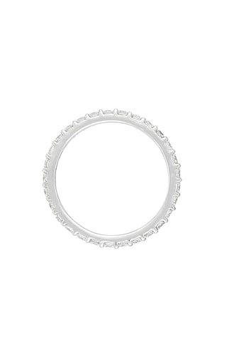 Alliance Tour Complet Lumineux - Or blanc et diamants