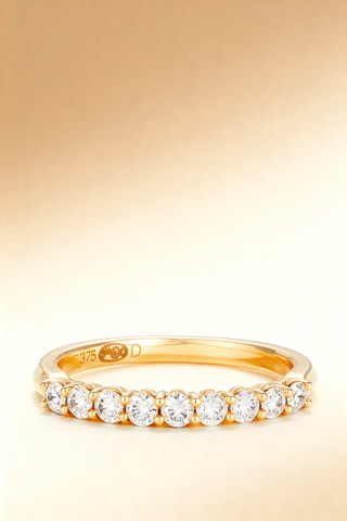 Alliance Only You - Or jaune et diamants