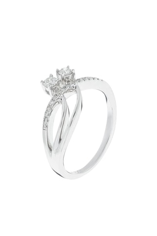 Alliance Only You - Or blanc et diamants