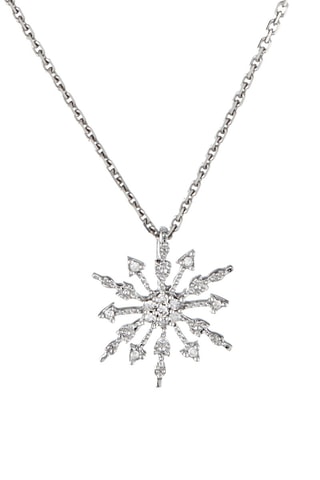 Pendentif Fraîcheur - Or blanc et diamants