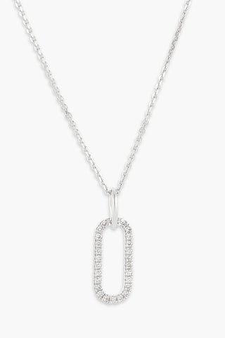 Pendentif Miysis - Or blanc et diamants